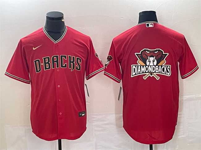 Men's Arizona Diamondbacks Red Team Big Logo Cool Base Stitched Baseball Jersey,We sell and wholesale Men's Arizona Diamondbacks Red Team Big Logo Cool Base Stitched Baseball Jersey on line form chian!